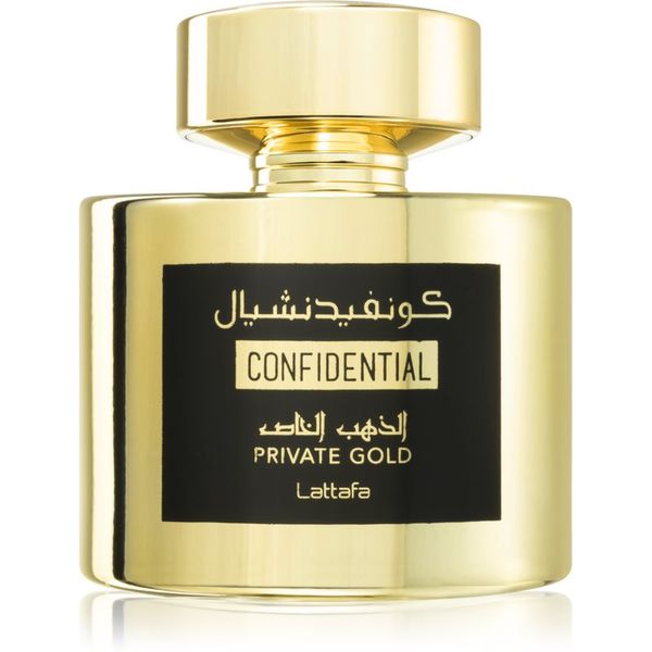 Lattafa Lattafa Confidential Private Gold parfumska voda uniseks 100 ml
