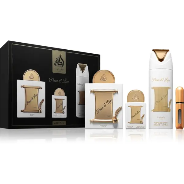 Lattafa Lattafa Peace & Love darilni set uniseks 1 kos