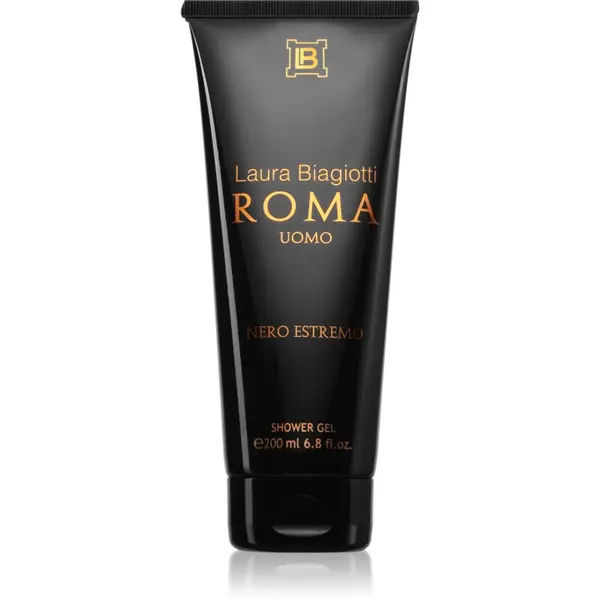Laura Biagiotti Laura Biagiotti Roma Uomo Nero Estremo gel za prhanje za moške 200 ml