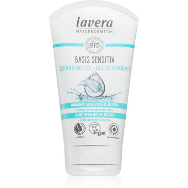 Lavera Lavera Basis Sensitiv nežni čistilni gel za normalno do mešano kožo 125 ml