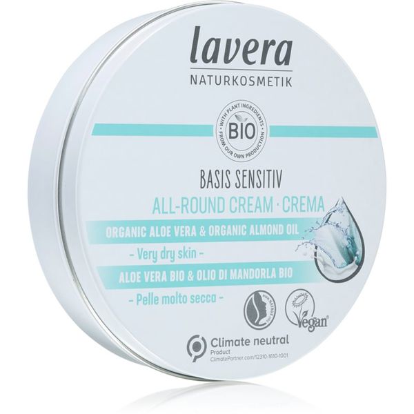 Lavera Lavera Basis Sensitiv univerzalna krema za zelo suho kožo 150 ml