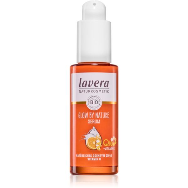 Lavera Lavera Glow by Nature osvežilni vlažilni serum za obraz z vitaminom C 30 ml