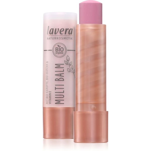 Lavera Lavera Multi Balm večnamenski balzam za ustnice in lica odtenek 02 Cloudy Pink 4.5 g