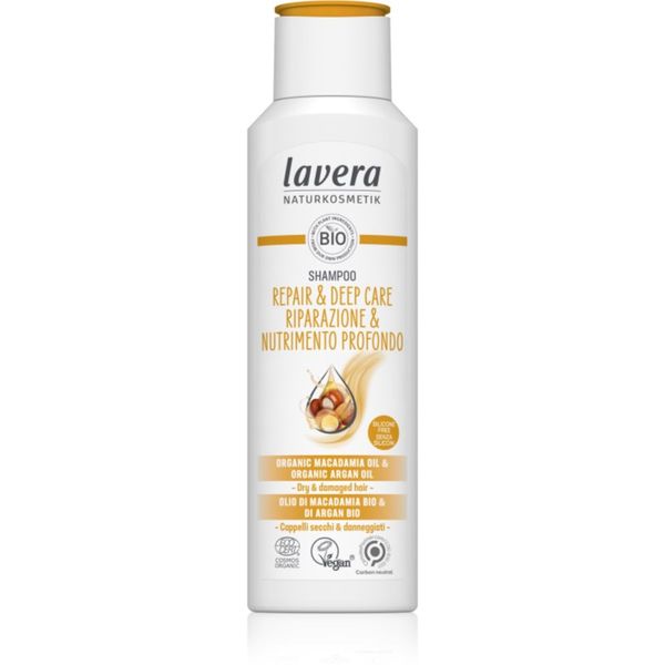 Lavera Lavera Repair & Care globinsko regeneracijski šampon za suhe in poškodovane lase 250 ml