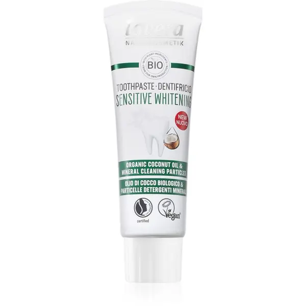 Lavera Lavera Sensitive Whitening zobna pasta za beljenje zob 75 ml