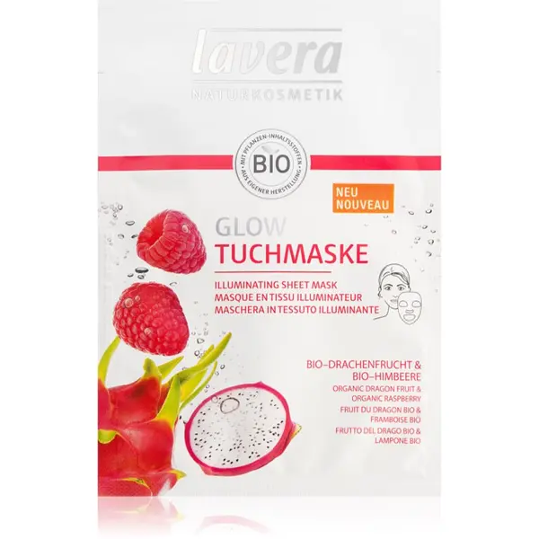 Lavera Lavera Sheet Mask maska iz platna s posvetlitvenim učinkom 21 ml