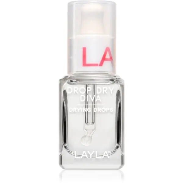 Layla Cosmetics Layla Cosmetics Drop dry Diva hitro sušeči lak za nohte 10 ml