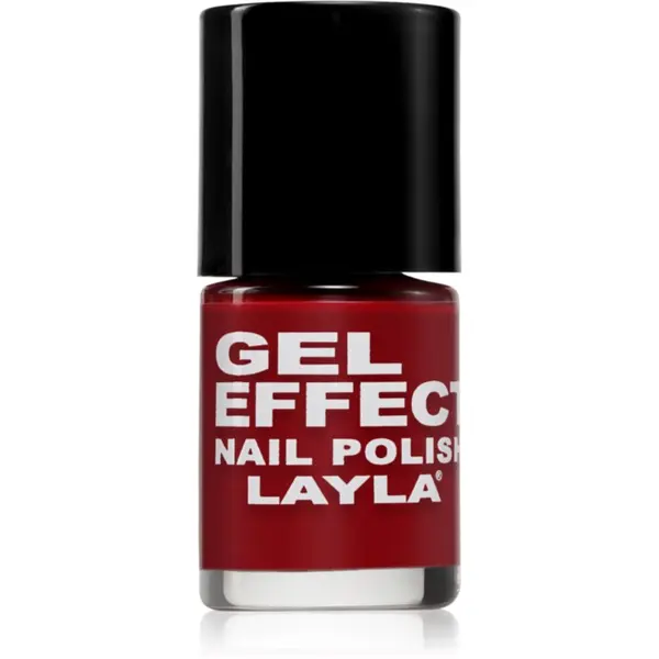 Layla Cosmetics Layla Cosmetics Gel Effect gel lak za nohte odtenek N.06 Power Red 10 ml