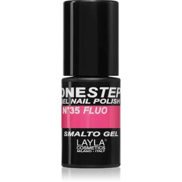 Layla Cosmetics Layla Cosmetics One Step lak za nohte odtenek n.35 Strike Fluo 5 ml