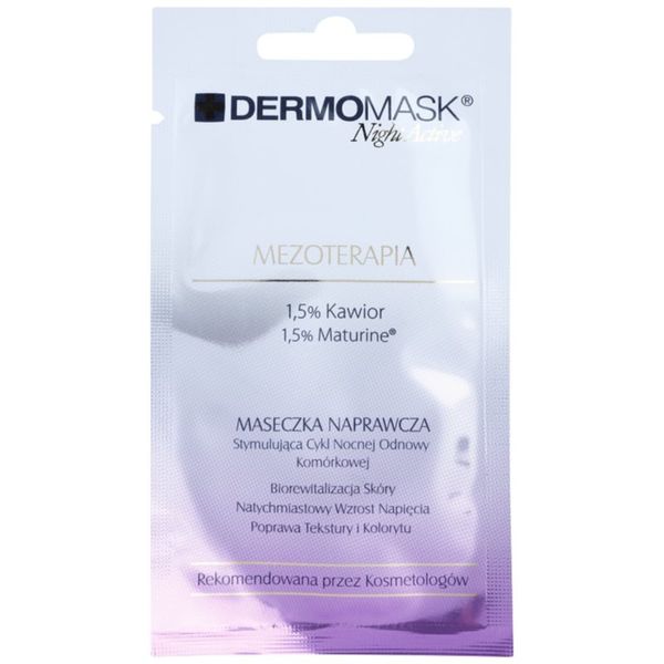 L’biotica L’biotica DermoMask Night Active maska z učinkom mezoterapije 12 ml