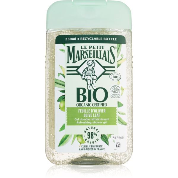 Le Petit Marseillais Le Petit Marseillais Olive Leaf Bio Organic osvežujoč gel za prhanje 250 ml