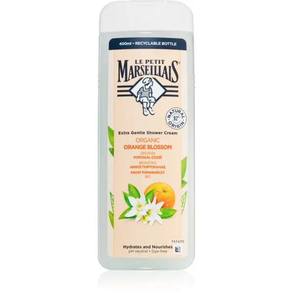 Le Petit Marseillais Le Petit Marseillais Organic Orange Blossom kremasti gel za prhanje 400 ml