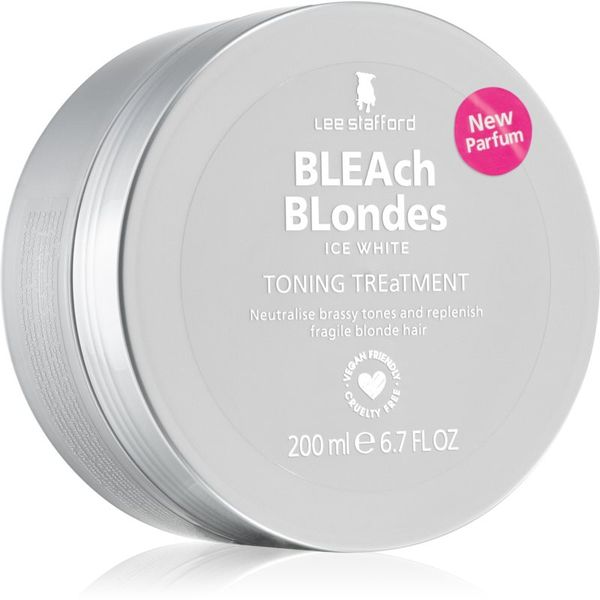 Lee Stafford Lee Stafford Bleach Blondes Ice White maska za lase za nevtralizacijo rumenih odtenkov 200 ml
