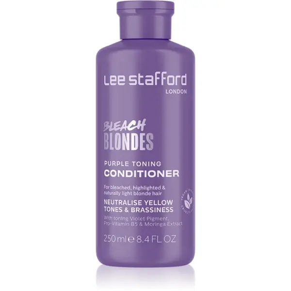 Lee Stafford Lee Stafford Bleach Blondes Toning Conditioner balzam za toniranje za blond lase in lase s prameni 250 ml