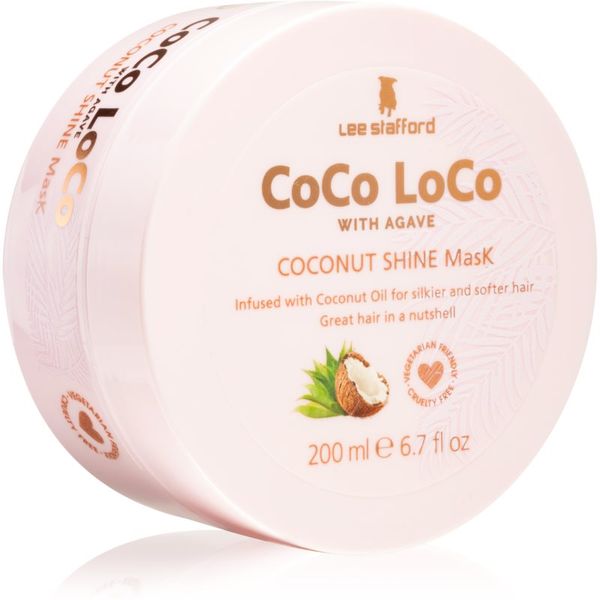 Lee Stafford Lee Stafford CoCo LoCo Agave maska za posvetlitev za sijaj in mehkobo las 200 ml