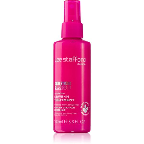 Lee Stafford Lee Stafford Grow Strong & Long Activation Leave - In Treatment pršilo za lase za krepitev las 100 ml