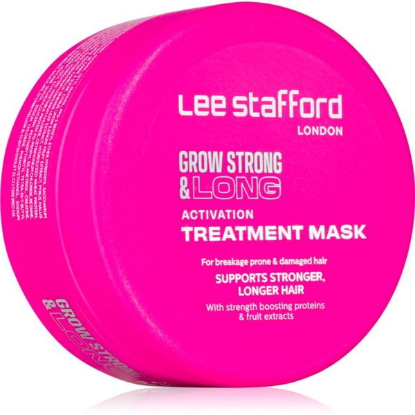 Lee Stafford Lee Stafford Grow Strong & Long Activation Treatment Mask maska za lase za lomljive lase 200 ml