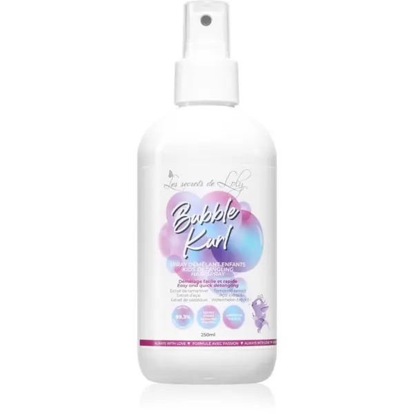 Les Secrets De Loly Les Secrets De Loly Bubble Kurl pršilo za lase za lažje razčesavanje las za otroke 250 ml