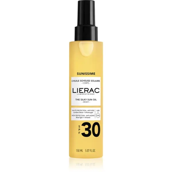 Lierac Lierac Sunissime The Silky Sun Oil negovalno olje za sončenje v pršilu SPF 30 150 ml