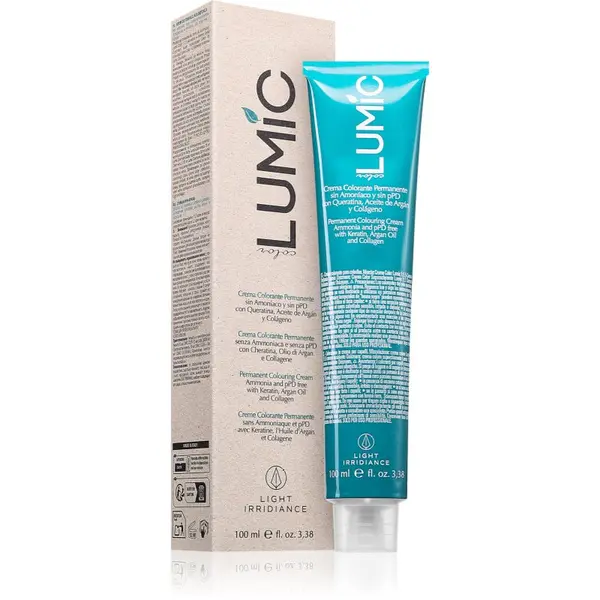 Light Irridiance Light Irridiance Lumic barva za lase brez amoniaka odtenek 8.0 Light Blonde 100 ml
