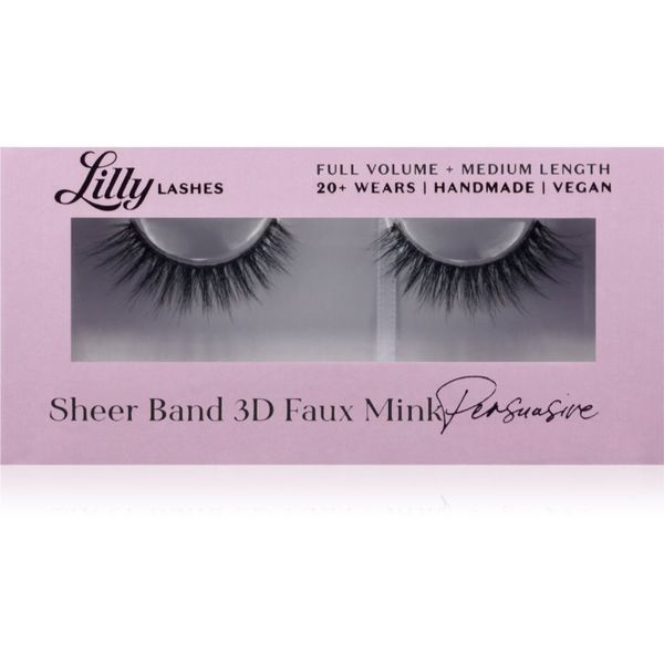 Lilly Lashes Lilly Lashes 3D Faux Mink umetne trepalnice vrsta Persuasive 1 par