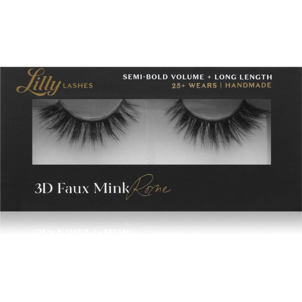 Lilly Lashes Lilly Lashes 3D Faux Mink umetne trepalnice vrsta Rome 1 par