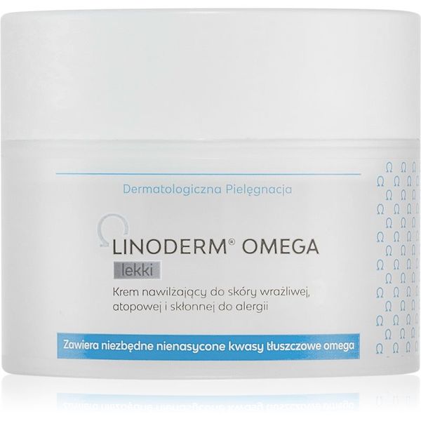 Linoderm Linoderm Omega Light Cream lahka krema za obraz za občutljivo kožo 50 ml