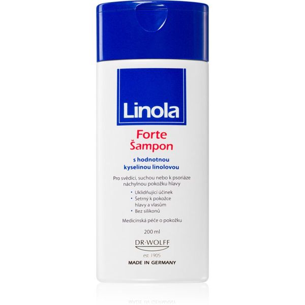 Linola Linola Forte Shampoo pomirjevalni šampon za suhe lase in občutljivo lasišče 200 ml