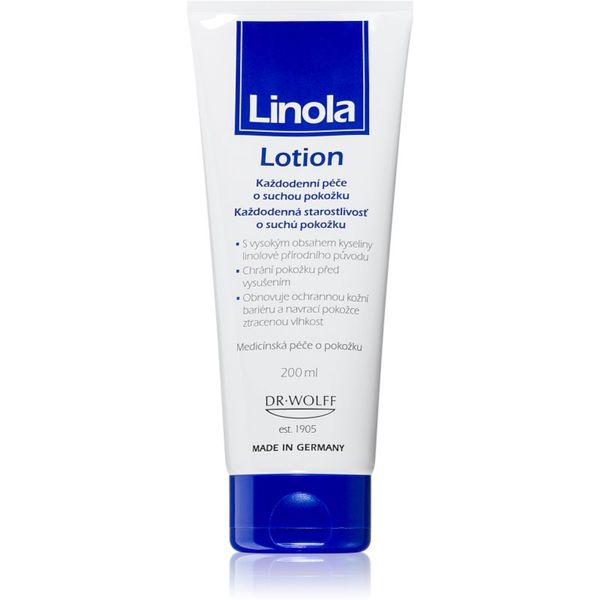 Linola Linola Lotion Vlažilna in hranilna emulzija za suho in občutljivo kožo 200 ml