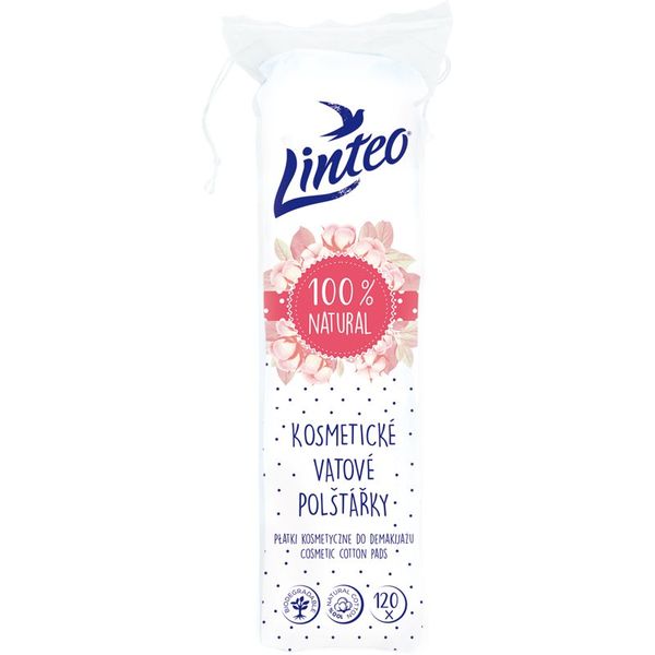 Linteo Linteo Natural Cotton Pads vatni tamponi 120 kos