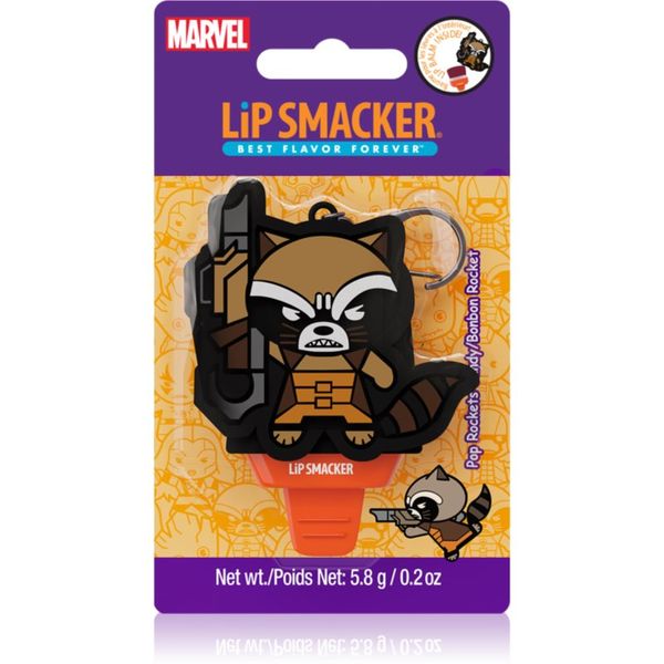 Lip Smacker Lip Smacker Marvel Guardians of the Galaxy obesek za ključe z balzamom za otroke Rocket (Pop Rockets Candy) 5,8 g