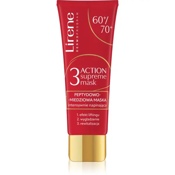 Lirene Lirene 3 Action Supreme Mask lifting in učvrstitvena maska za zrelo kožo 50 ml