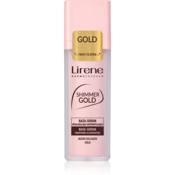 Lirene Lirene Base Shimmer Gold posvetlitvena podlaga 30 ml
