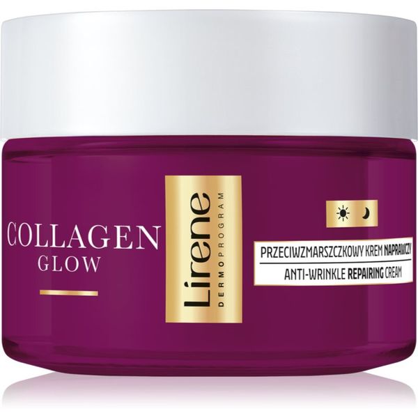 Lirene Lirene Collagen Glow 70+ regeneracijska krema proti gubam za hranjenje kože in ohranjanje njenega naravnega vlaženja 50 ml