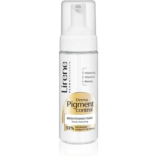 Lirene Lirene Derma Pigment Control Brightening Foam posvetlitvena čistilna pena za kožo s hiperpigmentacijo 150 ml
