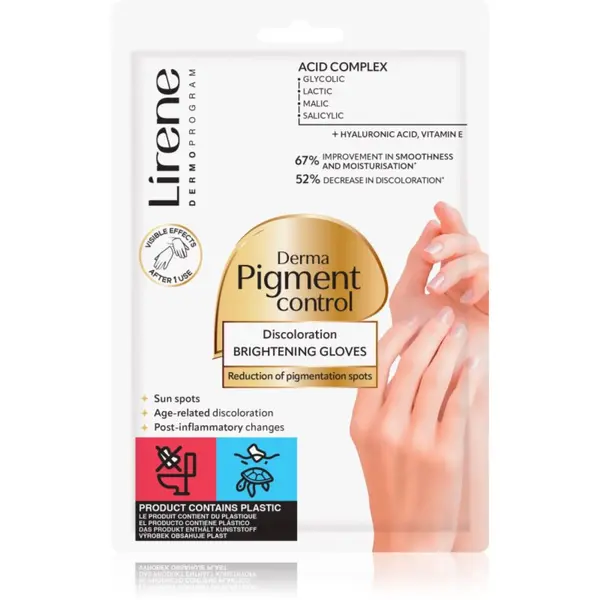 Lirene Lirene Derma Pigment Control Brightening Gloves rokavice proti pigmentnim madežem 1 par