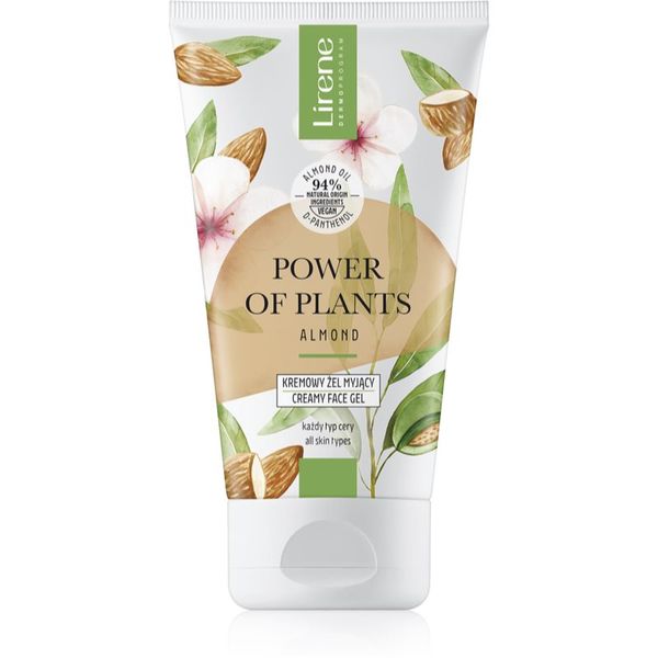 Lirene Lirene Power of Plants Almond kremasti čistilni gel za obraz 150 ml