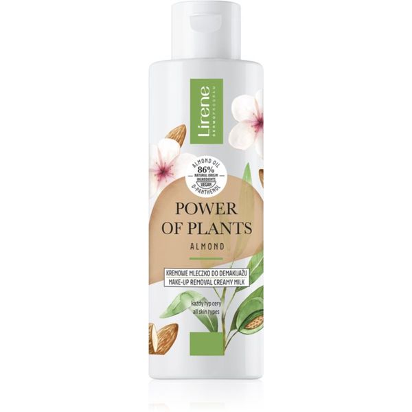 Lirene Lirene Power of Plants Almond mleko za odstranjevanje ličil z gladilnim učinkom 200 ml