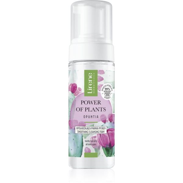 Lirene Lirene Power of Plants Opuntia nežna čistilna pena z gladilnim učinkom 150 ml