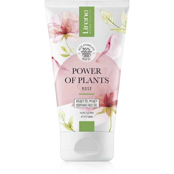 Lirene Lirene Power of Plants Rose pomirjevalni čistilni gel z vrtničnim oljem 150 ml