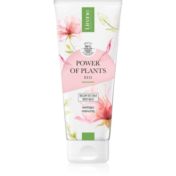 Lirene Lirene Power of Plants Rose vlažilni balzam za telo s pomirjajočim učinkom 200 ml