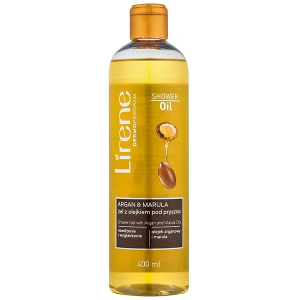 Lirene Lirene Shower Oil Argan and Marula olje za prhanje s hranilnim učinkom 400 ml