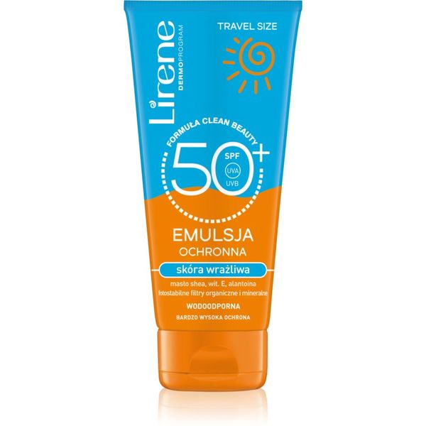 Lirene Lirene Sun pomirjevalna zaščitna emulzija za občutljivo kožo SPF 50+ 90 ml