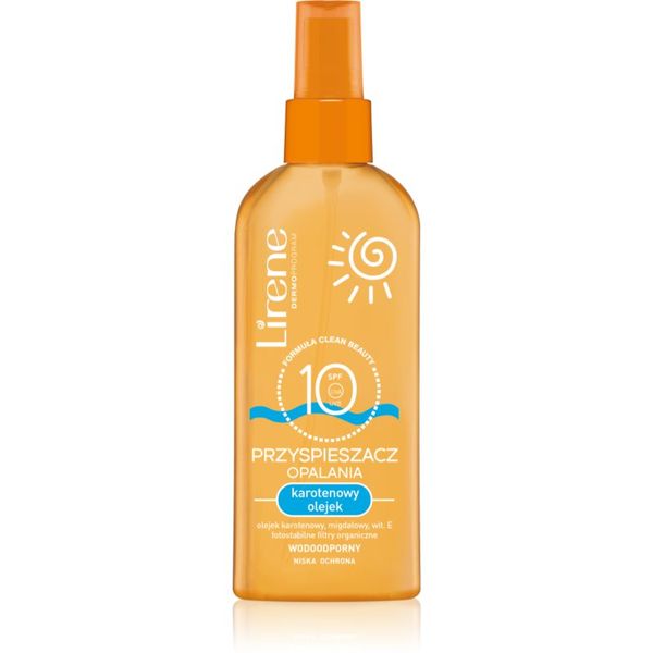 Lirene Lirene Sun zaščitno olje za pospešitev porjavelosti SPF 10 150 ml