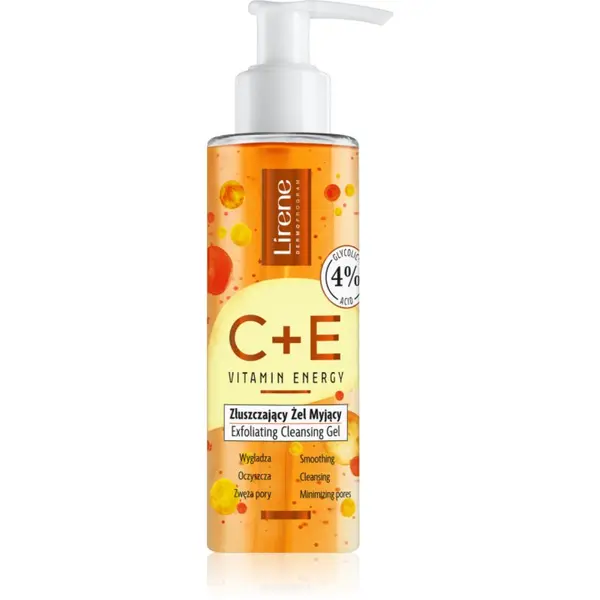 Lirene Lirene Vitamin Energy C+E eksfoliacijski čistilni gel 150 ml