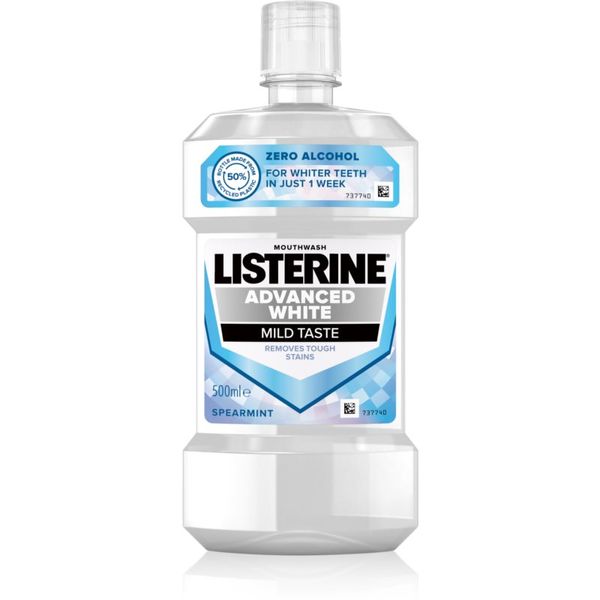 Listerine Listerine Advanced White Mild Taste ustna voda z belilnim učinkom 500 ml