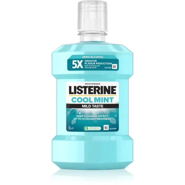 Listerine Listerine Cool Mint Mild Taste ustna voda brez alkohola okus Cool Mint 1000 ml
