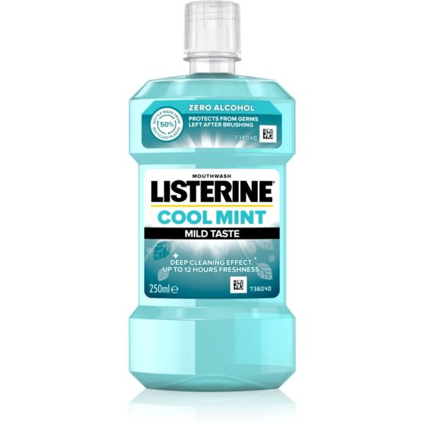 Listerine Listerine Cool Mint Mild Taste ustna voda brez alkohola okus Cool Mint 250 ml