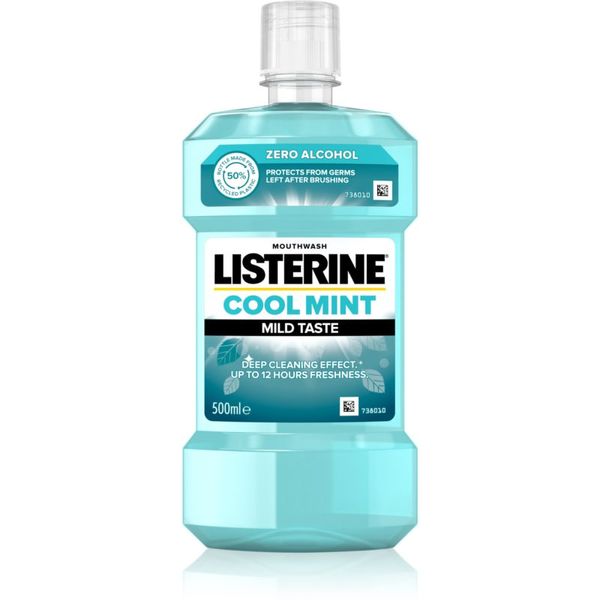 Listerine Listerine Cool Mint Mild Taste ustna voda brez alkohola okus Cool Mint 500 ml