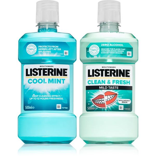 Listerine Listerine Duopack ustna voda (ugodno pakiranje)